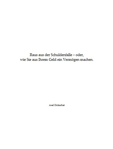 E-Book Schuldenfalle